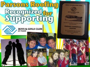 Community Involvement - Parsons Roofing