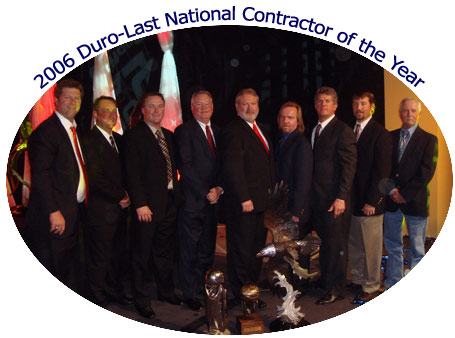 Duro-Last Contractor of the Year 2006 - Parsons Roofing