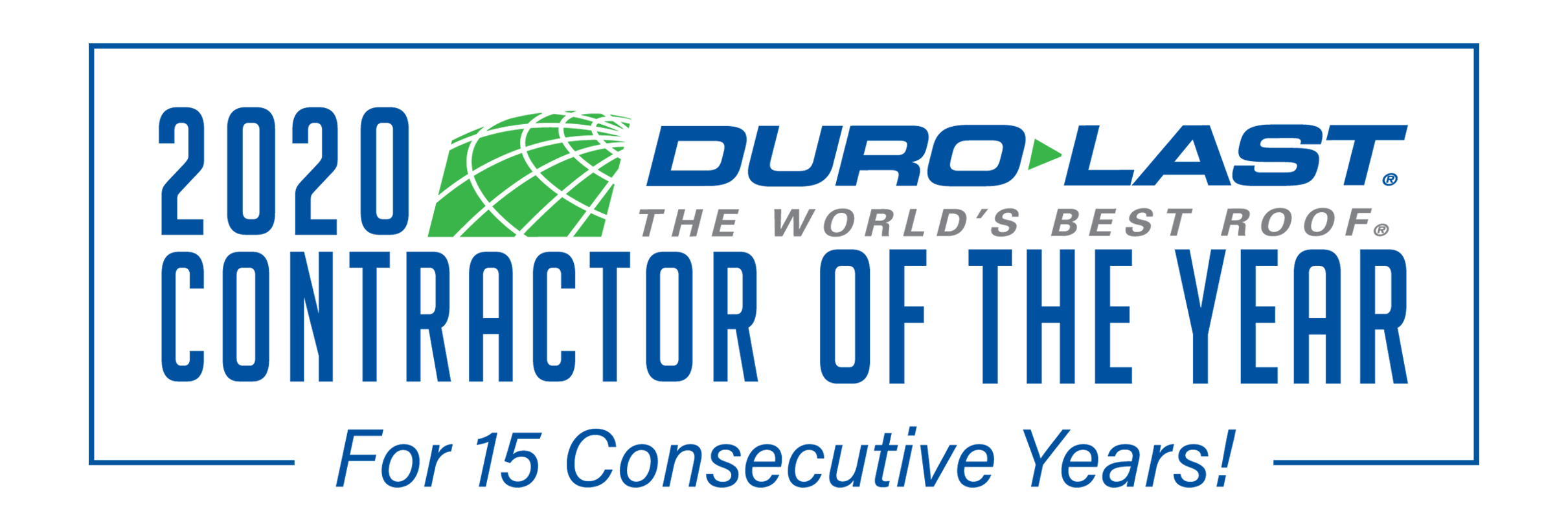 Duro-Last Contractor of the Year 2020 - Parsons Roofing